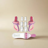 Biberon en Silicone avec Cuillère Intégrée